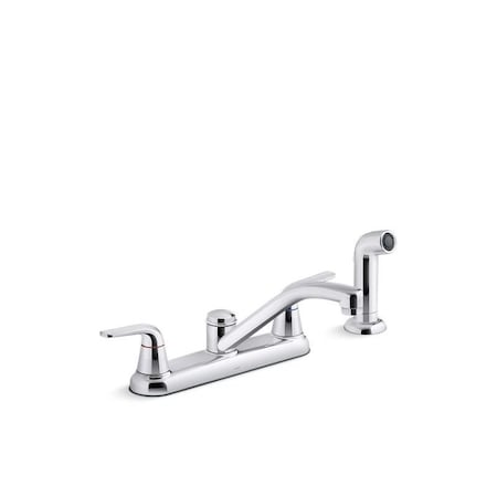 Kohler Jolt 2-Handle Swing W/ Side Spray 30616-CP